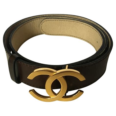 mens chanel logo belt|chanel belt original.